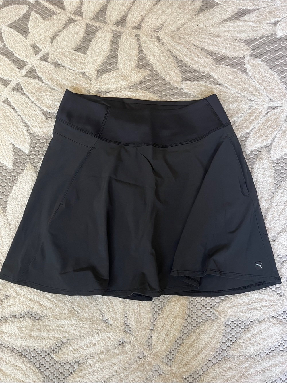 Puma Black Women's Athletic Skort with Side Pockets
